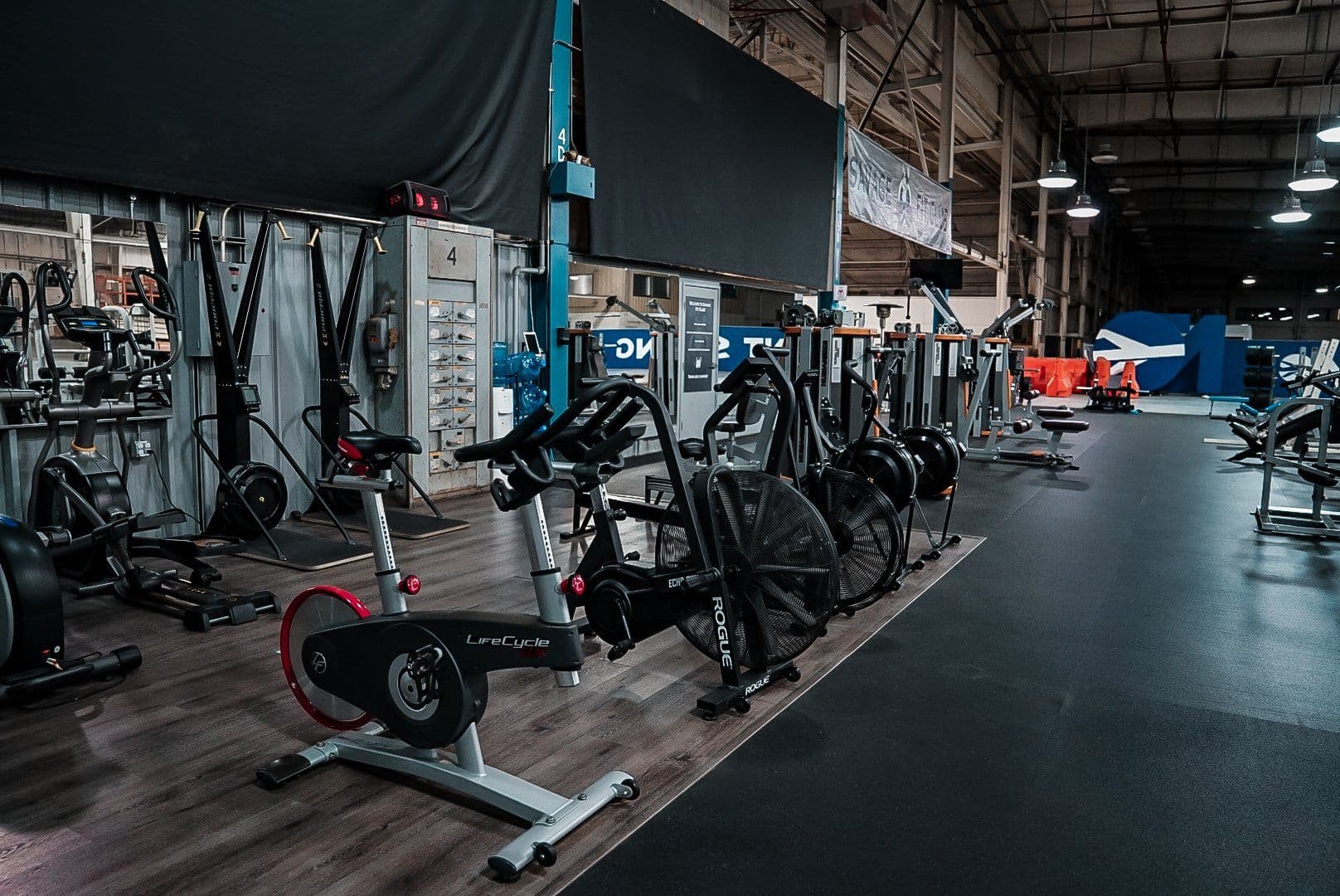 The gym, up close. 7