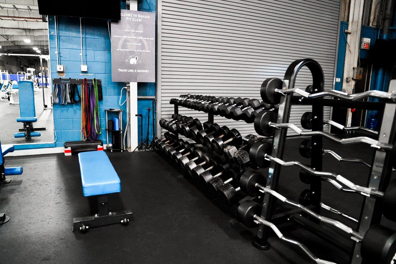 The gym, up close. 13