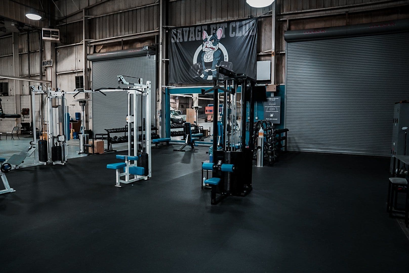 The gym, up close. 16