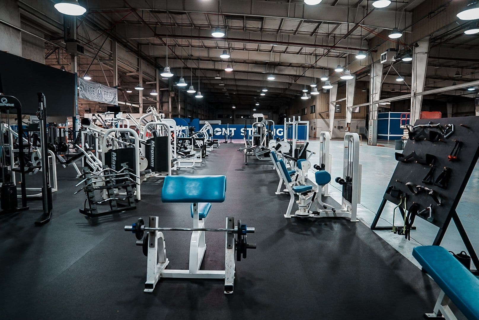 The gym, up close. 19